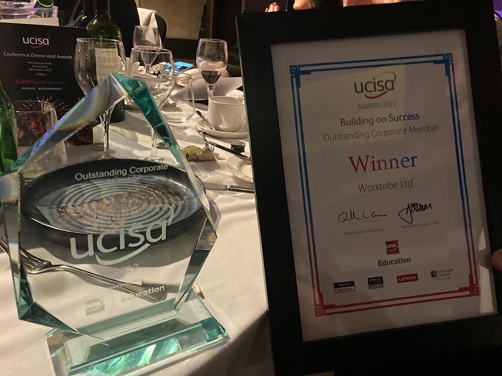 Worktribe wins UCISA Outstanding Corporate Member Award