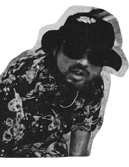 a man with sunglasses and a hat