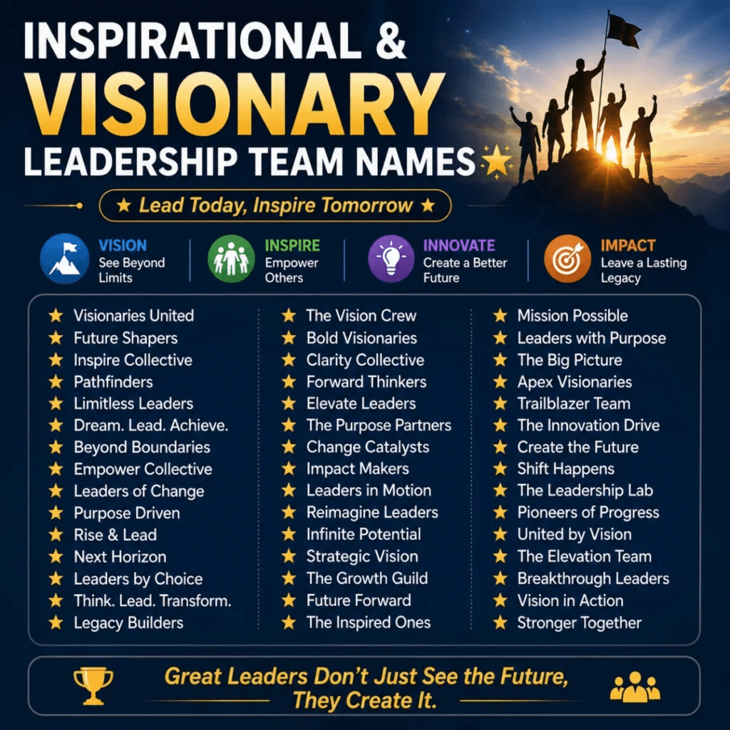 Group Names - north star squad aspirational
