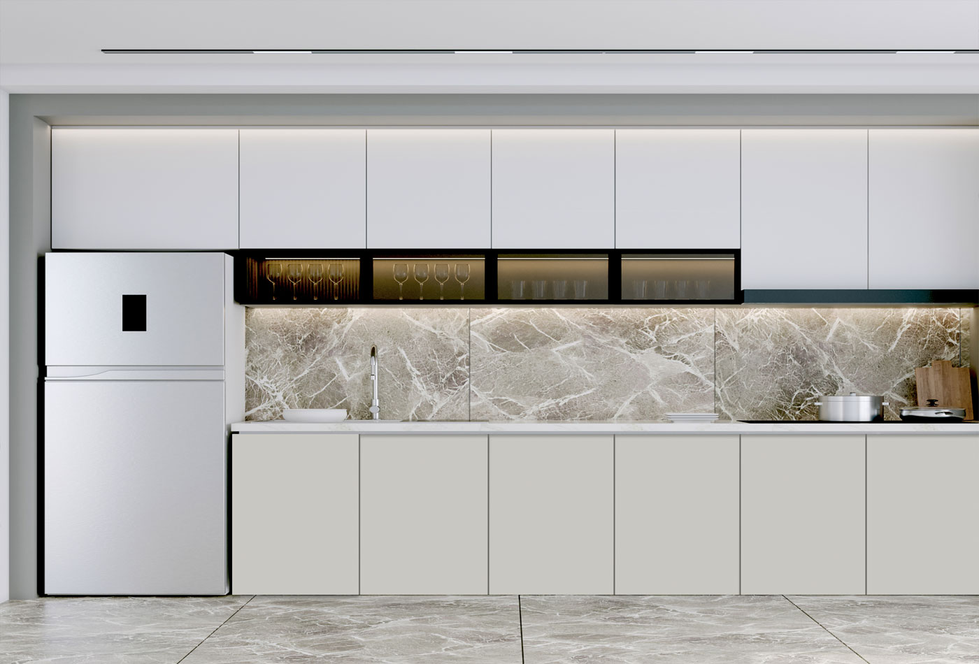 Melamina Gris Claro Arauco | Tablero MDF | 15 MM