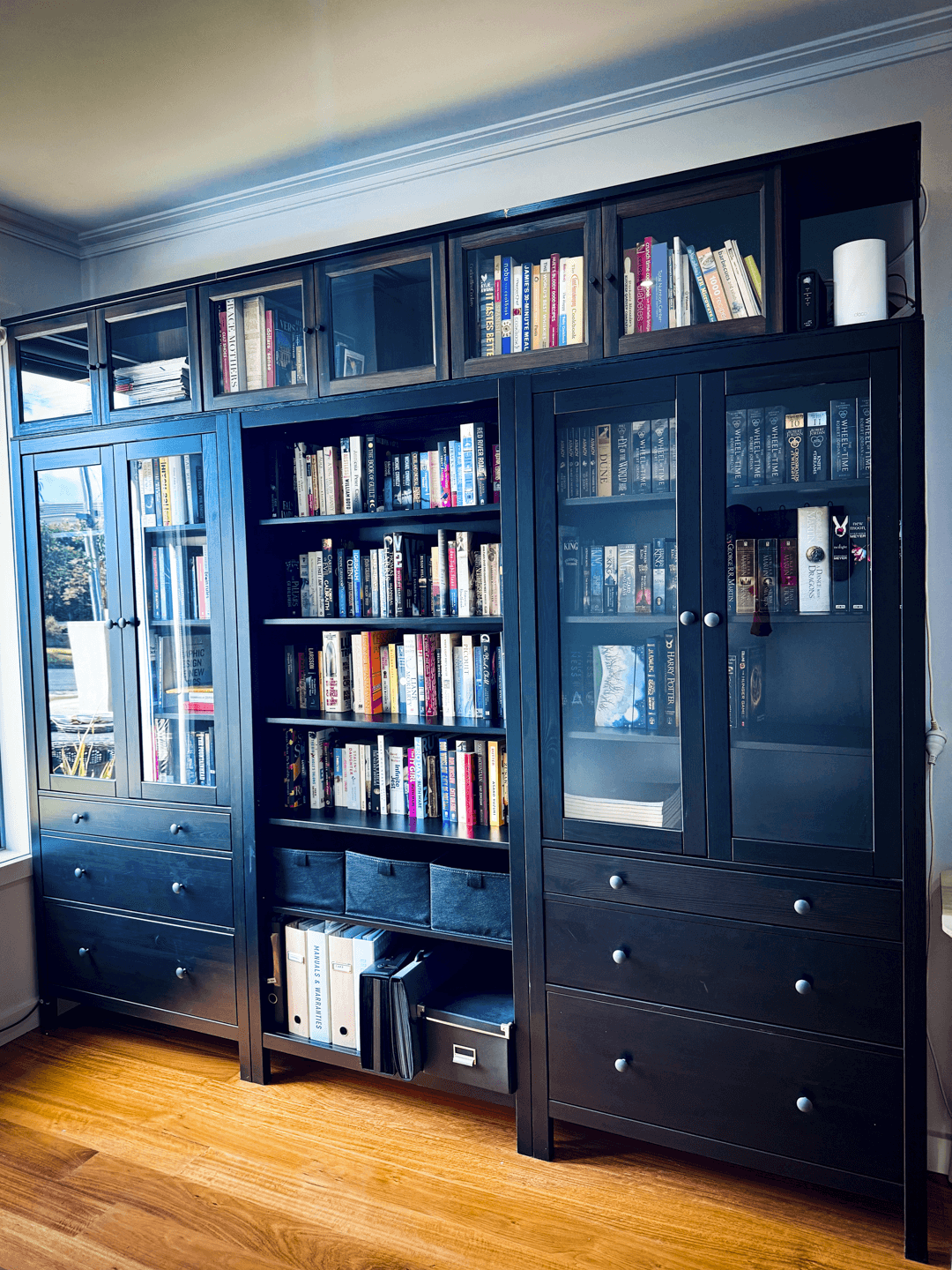 The finished custom library