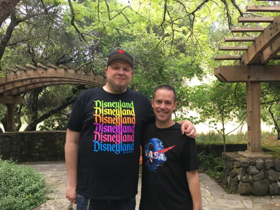 Bill Rodolph and Arnaud Galand at Skywalker Sound