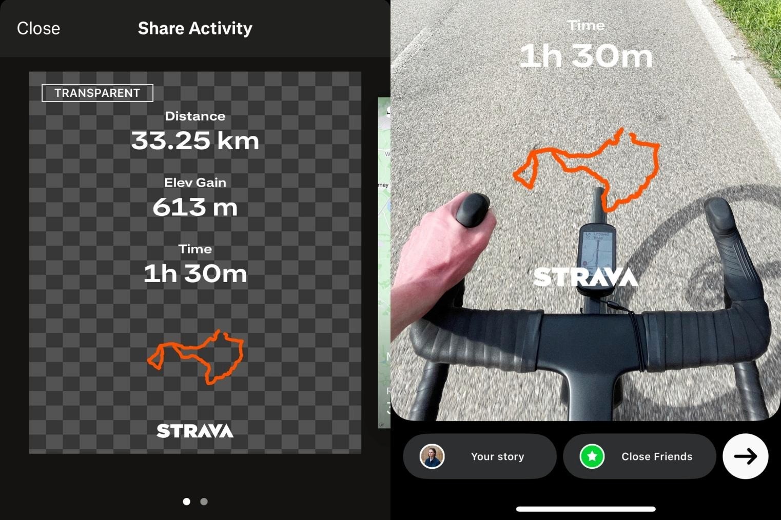 You can now show off your Strava rides on Instagram with 'Sticker Stats' |  BikeRadar