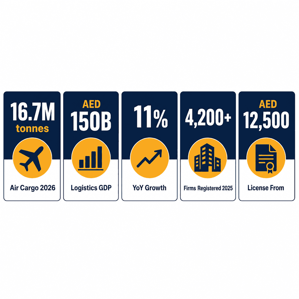 Infographic: Cargo and Freight Consultancy License Dubai - How to Get One