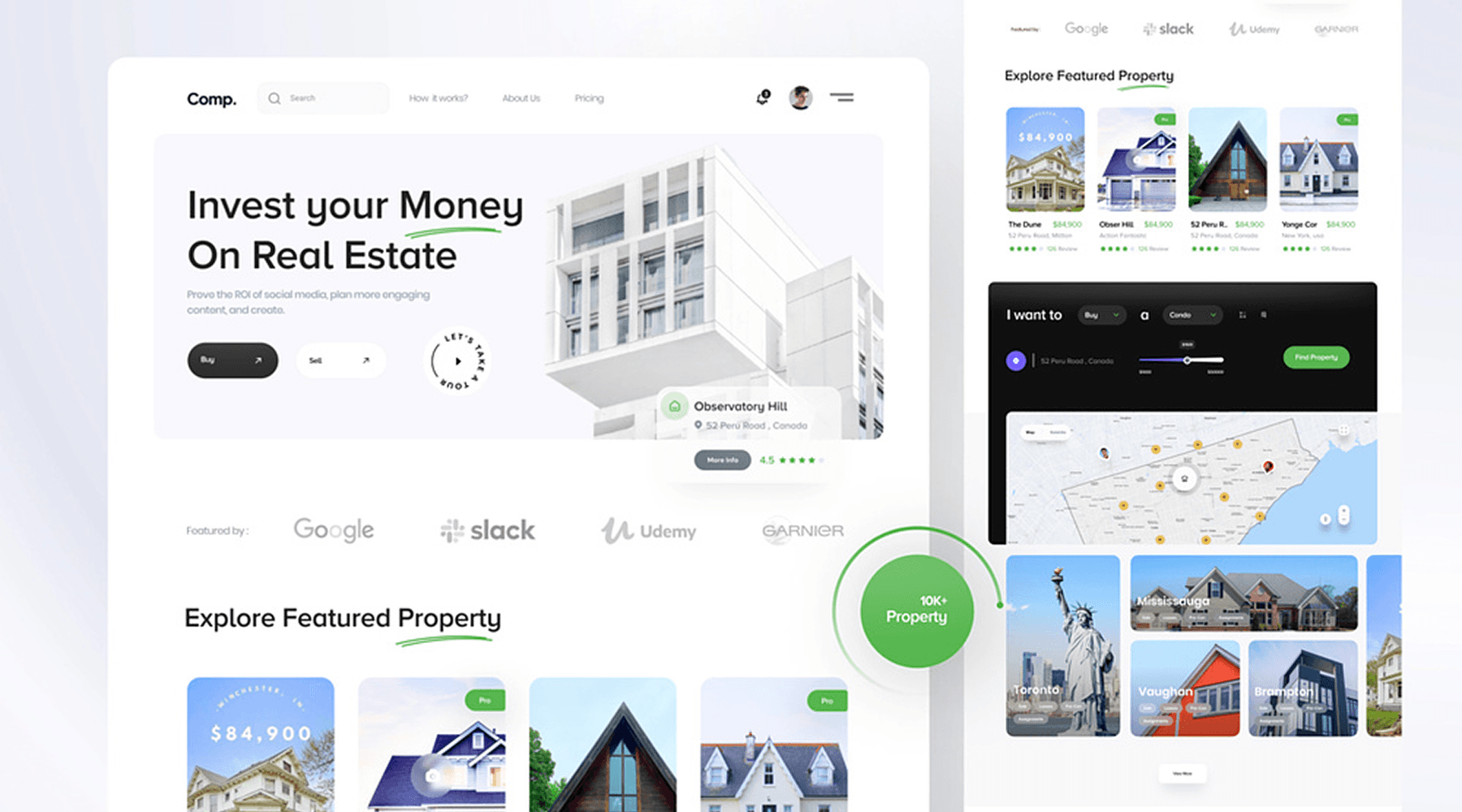 Landing page personnalisée créée pour une marque de coach ou d’infopreneur