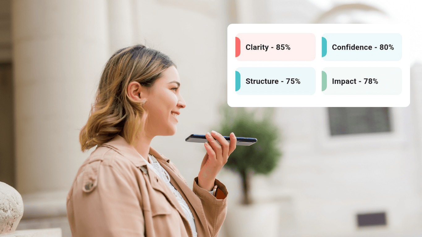 Coach explaining stuff to an athlete