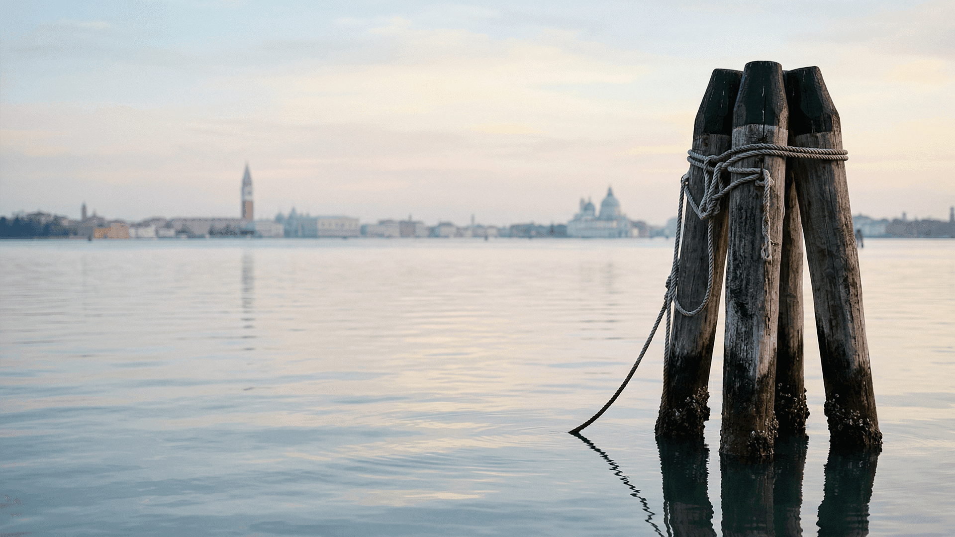 Венецианская лагуна и навигационные столбы — прогулка на частном катере с гидом