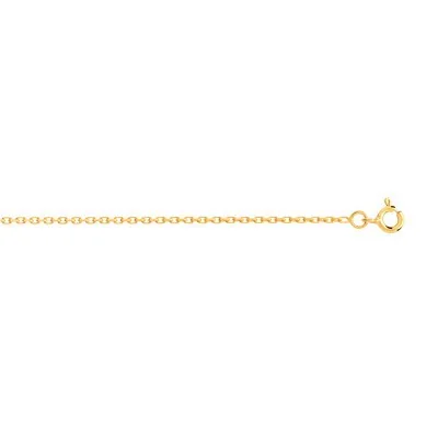 Chaîne maille forçat en or jaune 750