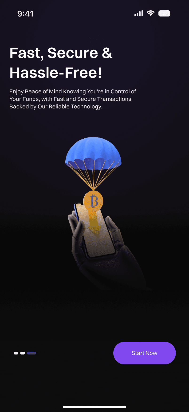 Splash & Onboarding, screen 4