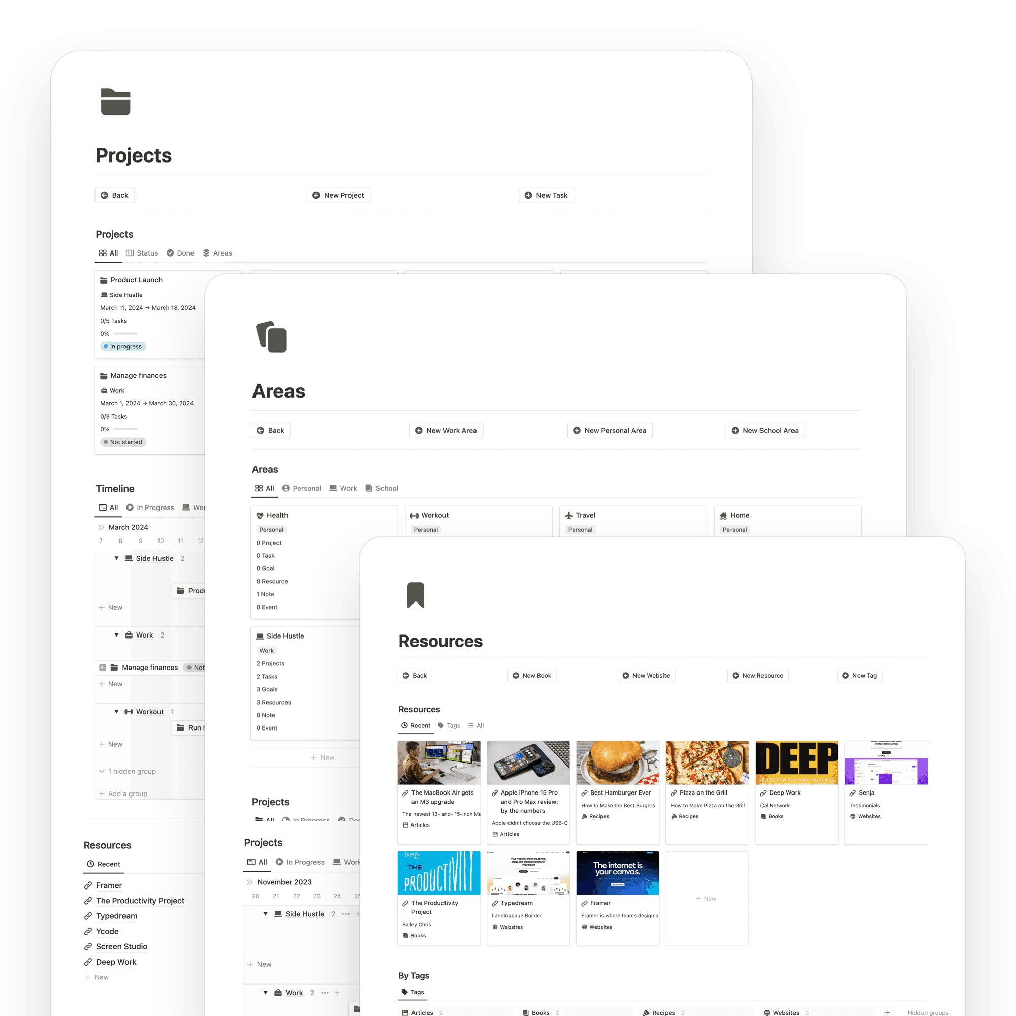 Notion Second Brain Life OS