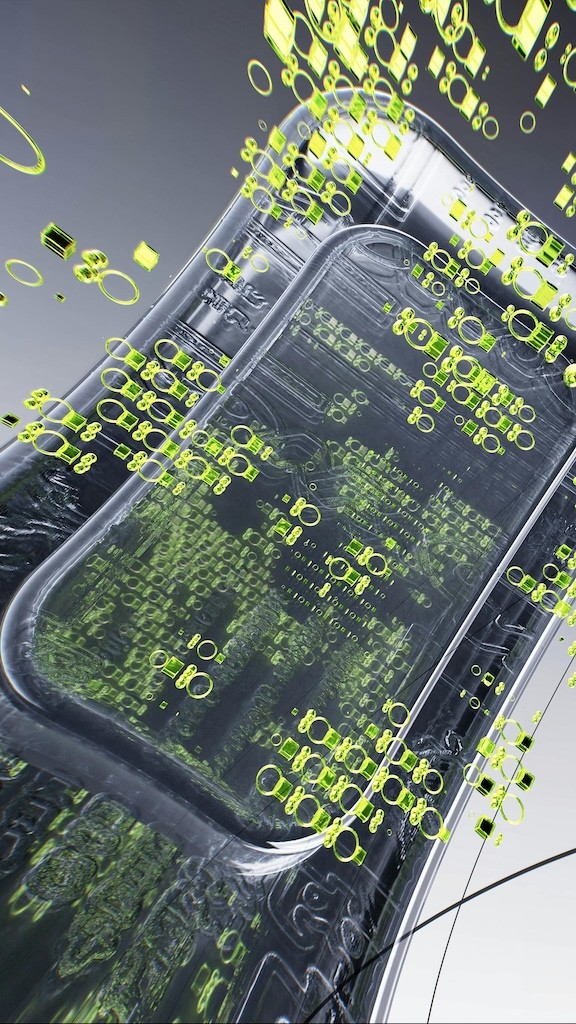 A woman smiling sitting in the office