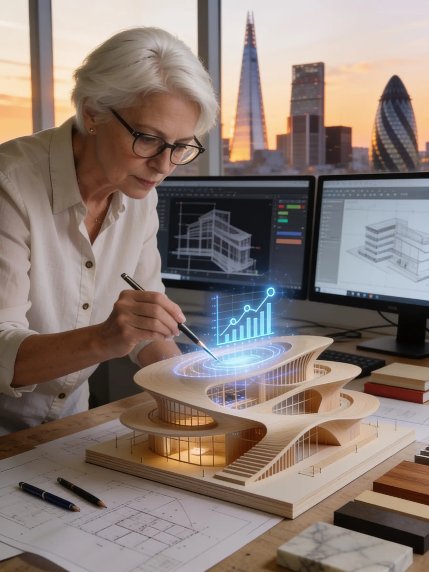 Architectural studio atmosphere for Forma career applications