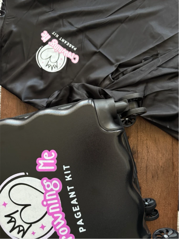 Branded Suitcase & Gown 