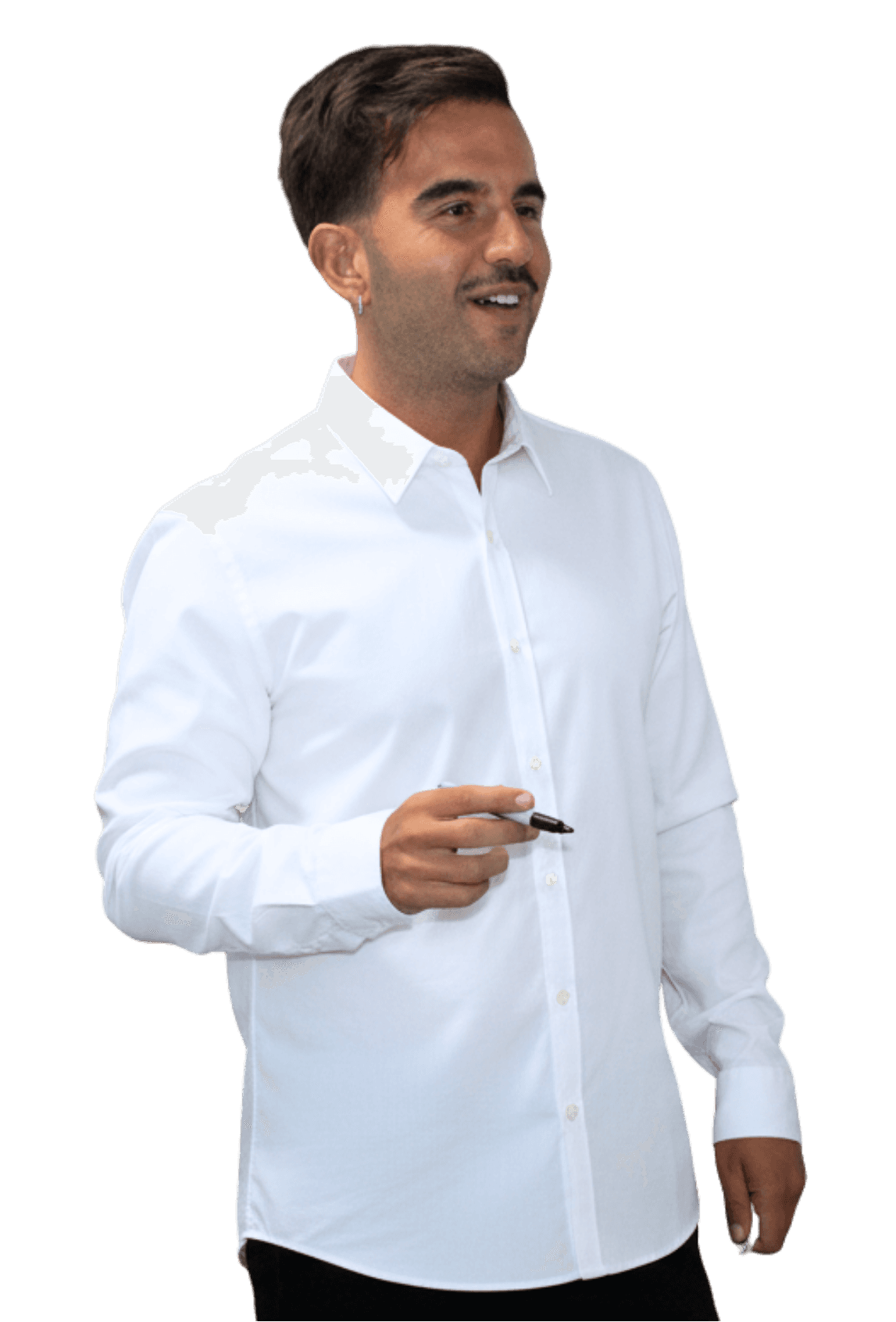 Jake Oliveira speaking and presenting during EPI session