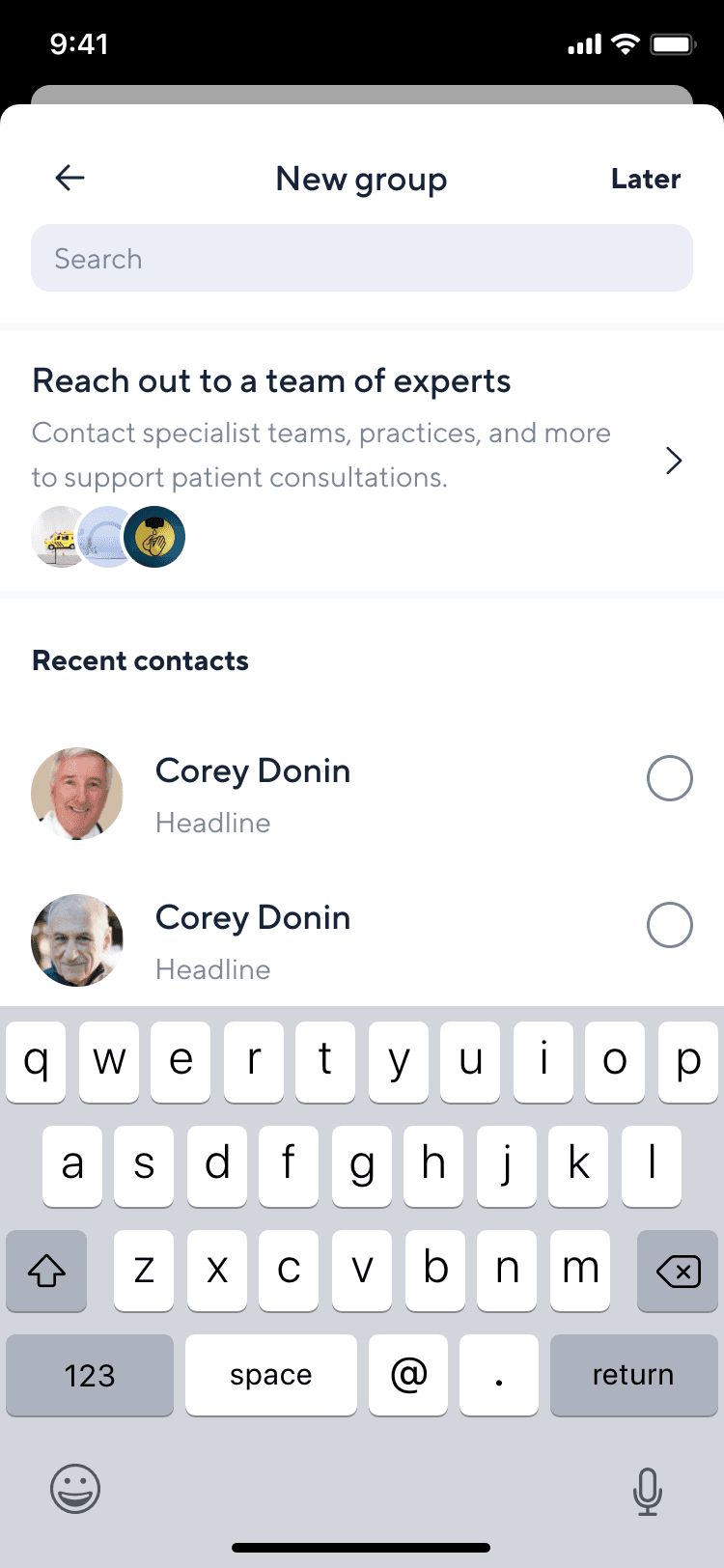 Doctolib Connect New group