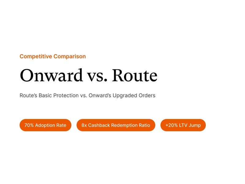 Onward vs. Route