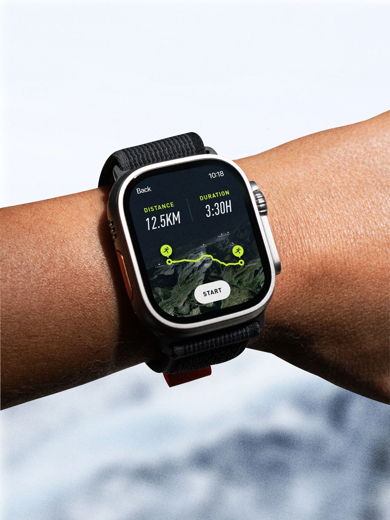 Route tracking app for adidas TERREX, an outdoor performance brand.