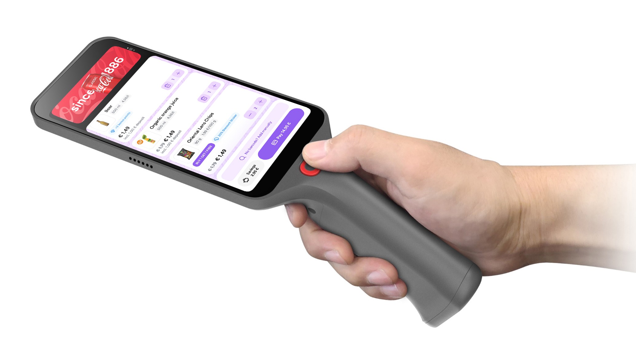 shopreme scan and go on handheld scanners honeywell retail media