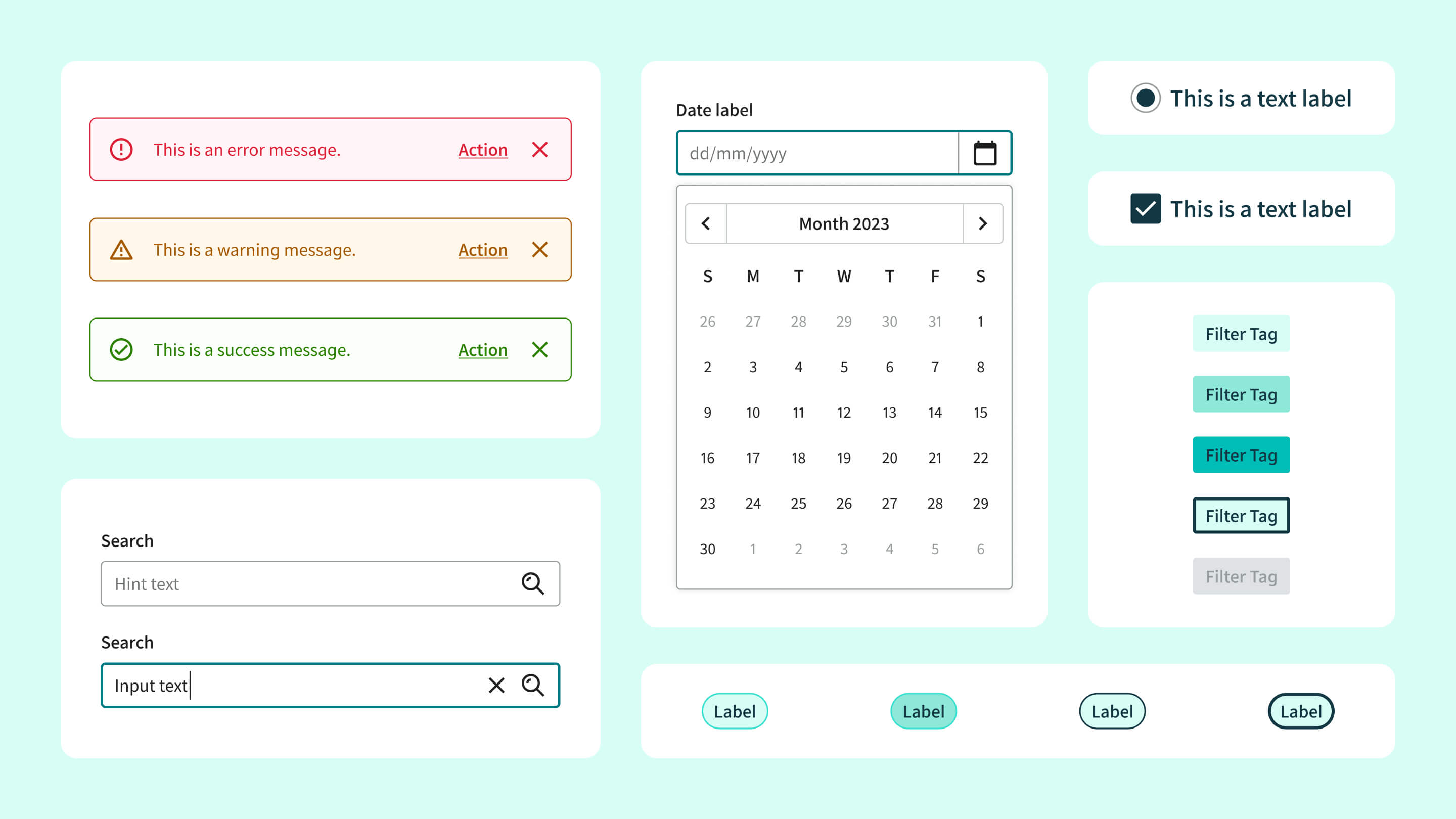 Cambridge University Press & Assessment UI components