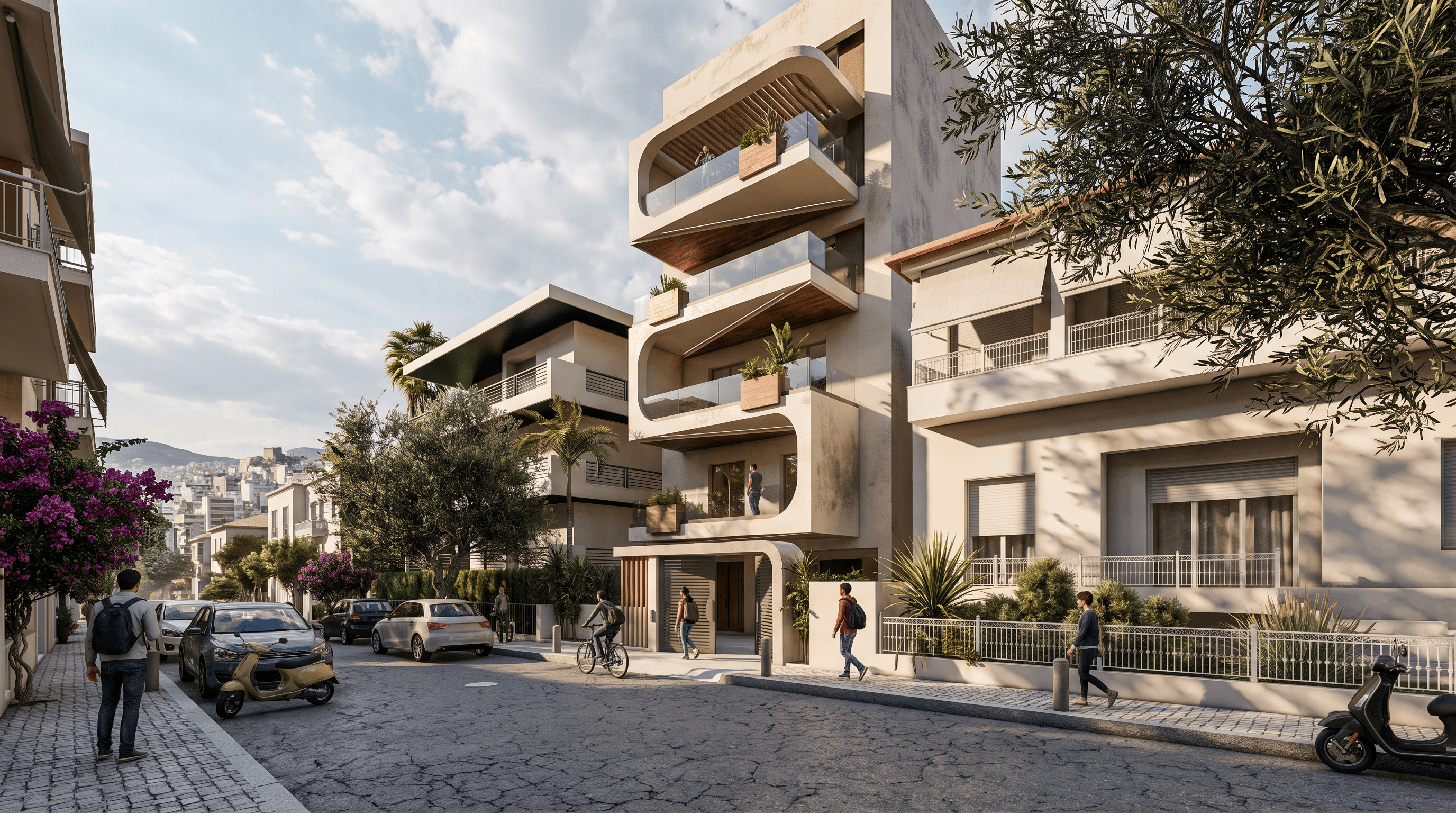 Agia Paraskevi exterior architectural visualisation 2