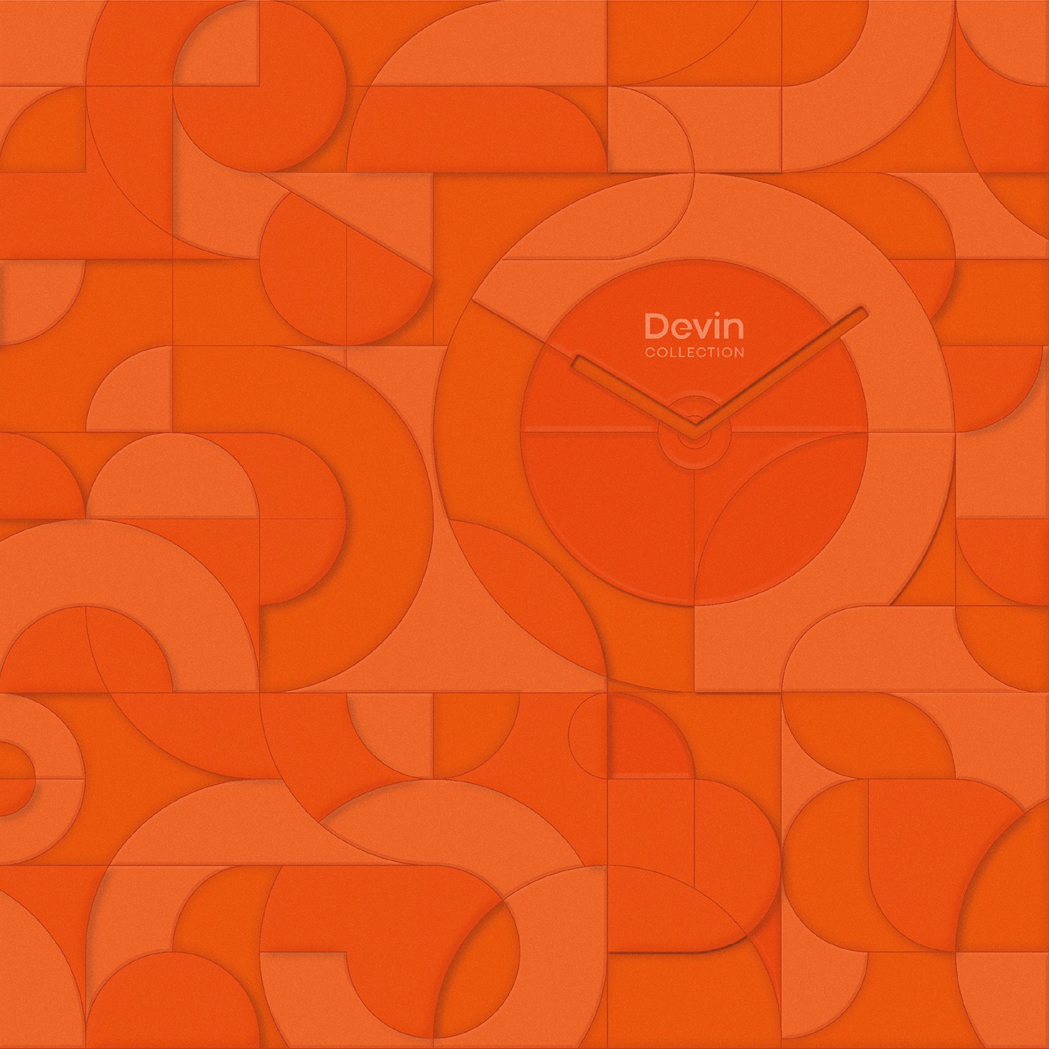 illustration de montre et de joaillerie orange