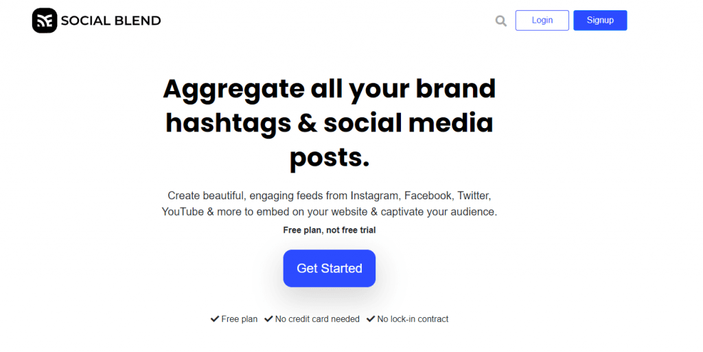 social blend home page