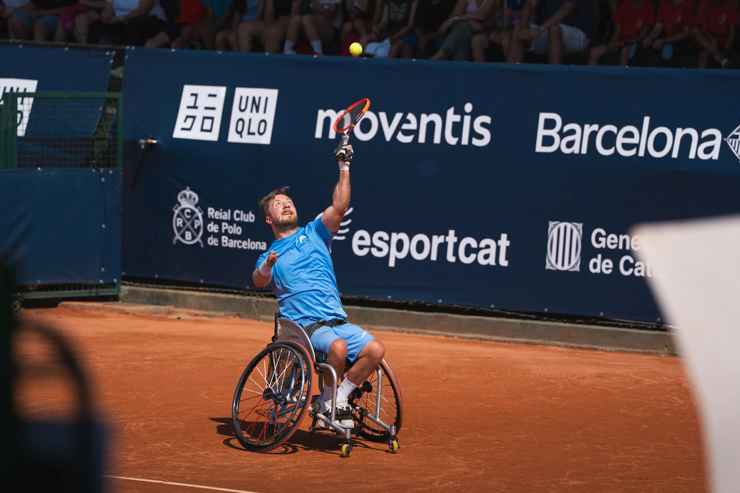 TRAM Barcelona Open 9ª edición 2026, fotografía tenis quad Barcelona, Real Club de Polo deporte adaptado, Nolan Pardo