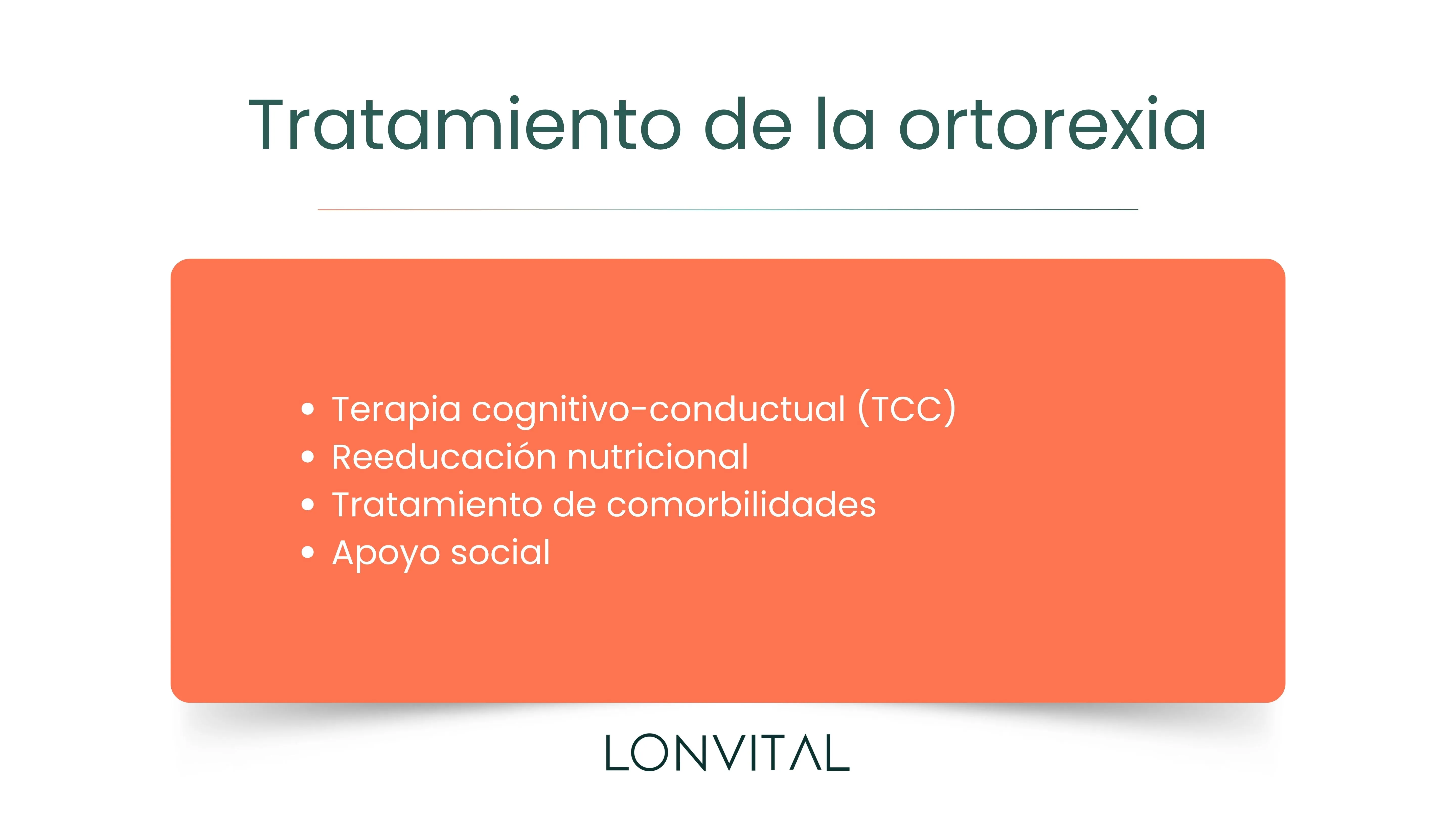 Tratamiento de la ortorexia