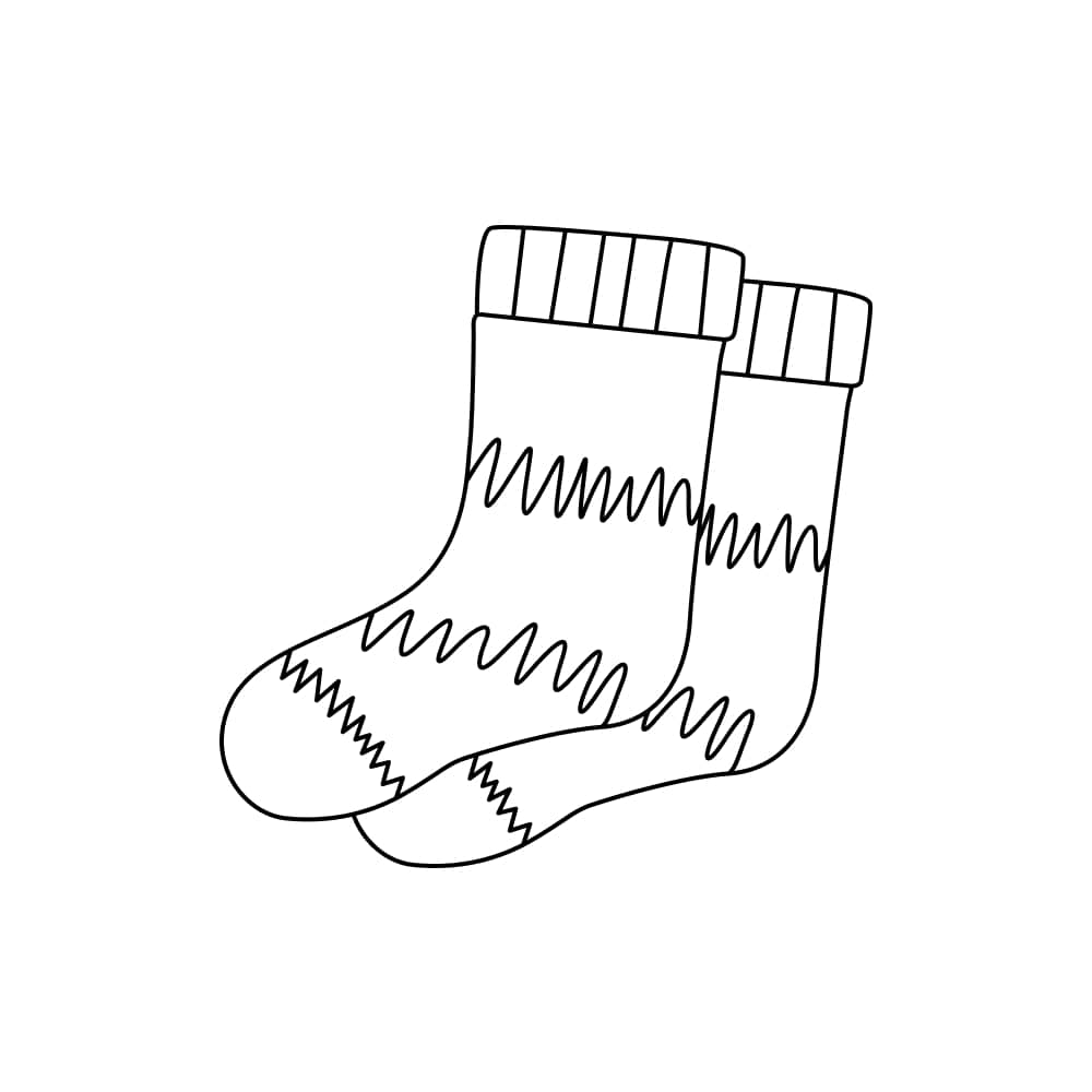 Zigzag Socks #0x6DY