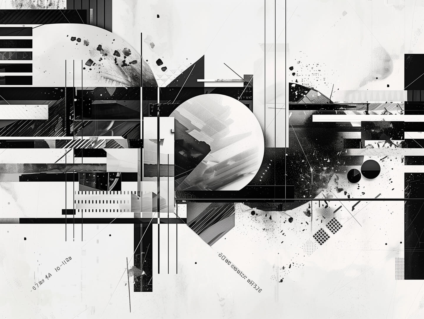 Glitchy layout and form