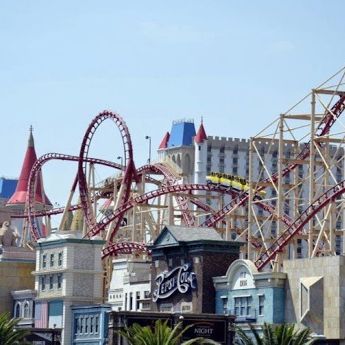 The Big Apple Roller Coaster at New York New York Resort & Casino