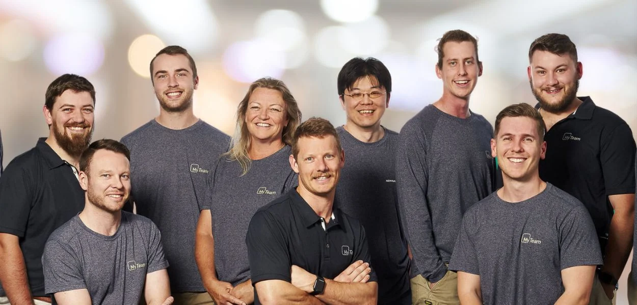 MyPlace team members standing together