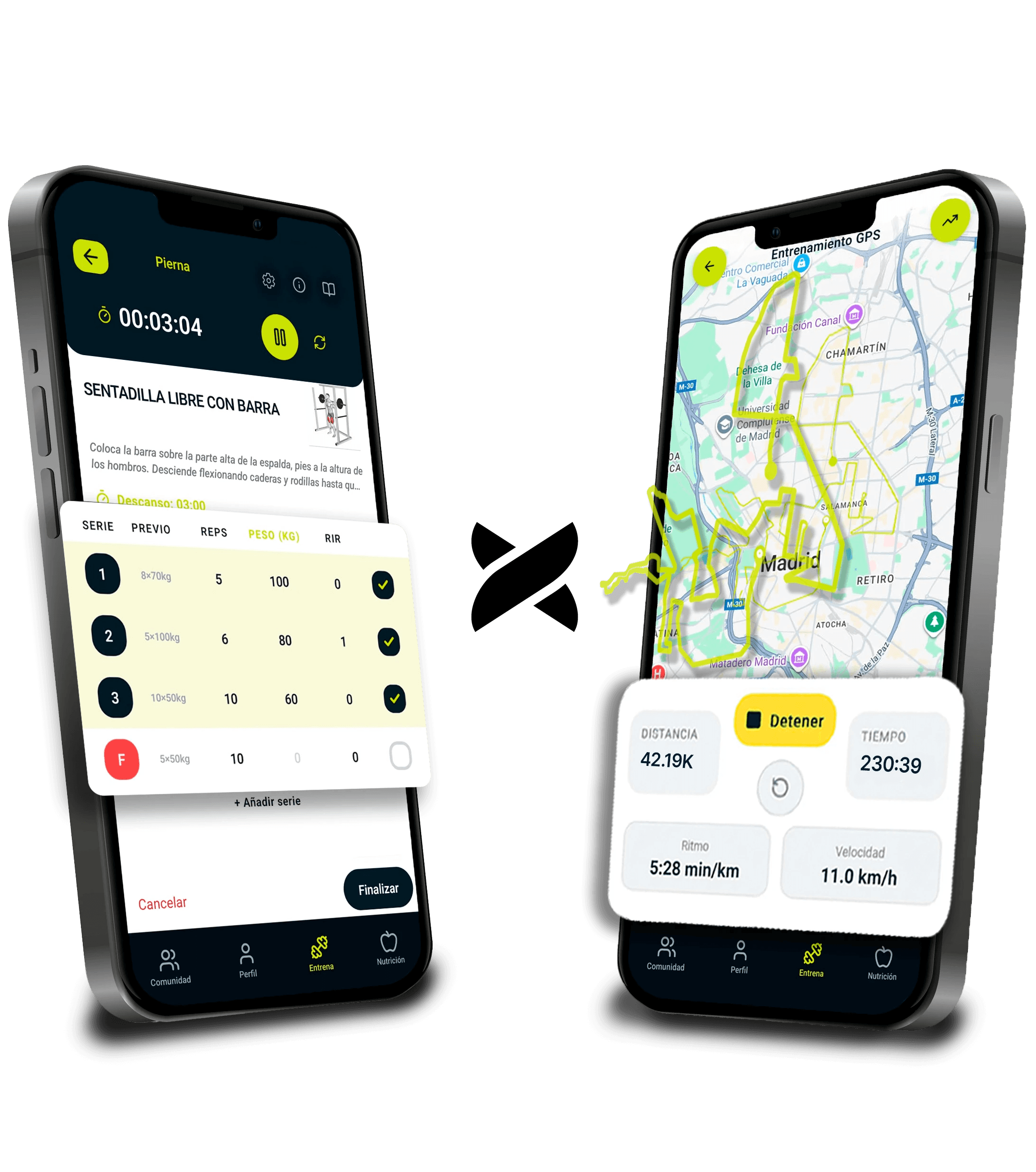 Dynamic picture of a cyclist riding downhill