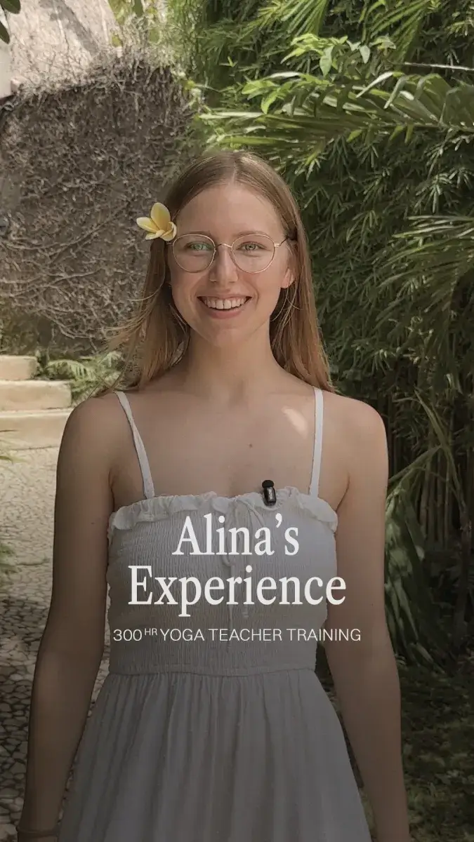 Video testimonial from Kiara sharing her life-changing 200h yoga teacher training experience in Bali