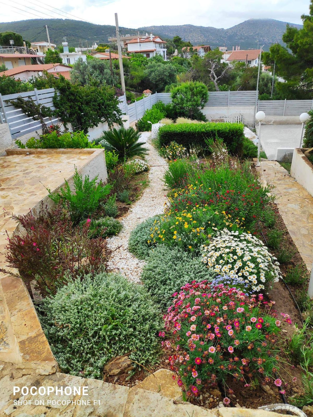 Beautiful landscaped garden with greenery and outdoor design elements.