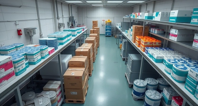 a bio-pharma manufacturing factory