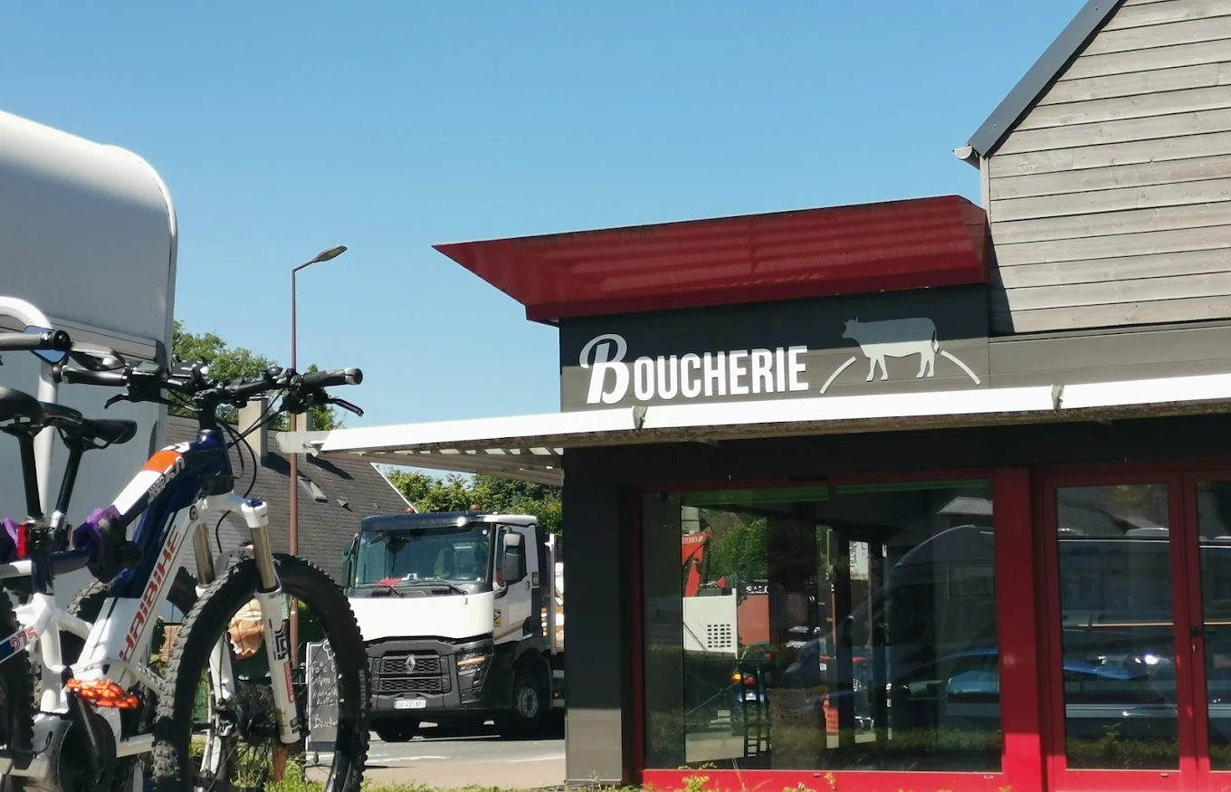 Boucherie de la Côte de Ouville-la-Rivière à proximité de la Villa Argonne près de Dieppe