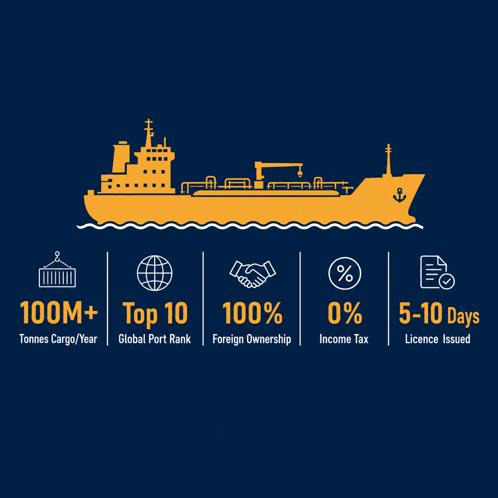 Infographic: Sea Transport of Oil & Petroleum Products Business License in Dubai: Cost and Requirements