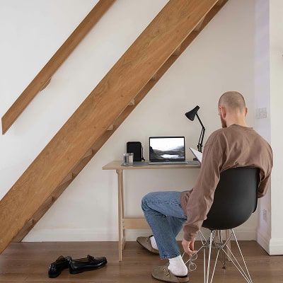 Creative workspace or desk setup image