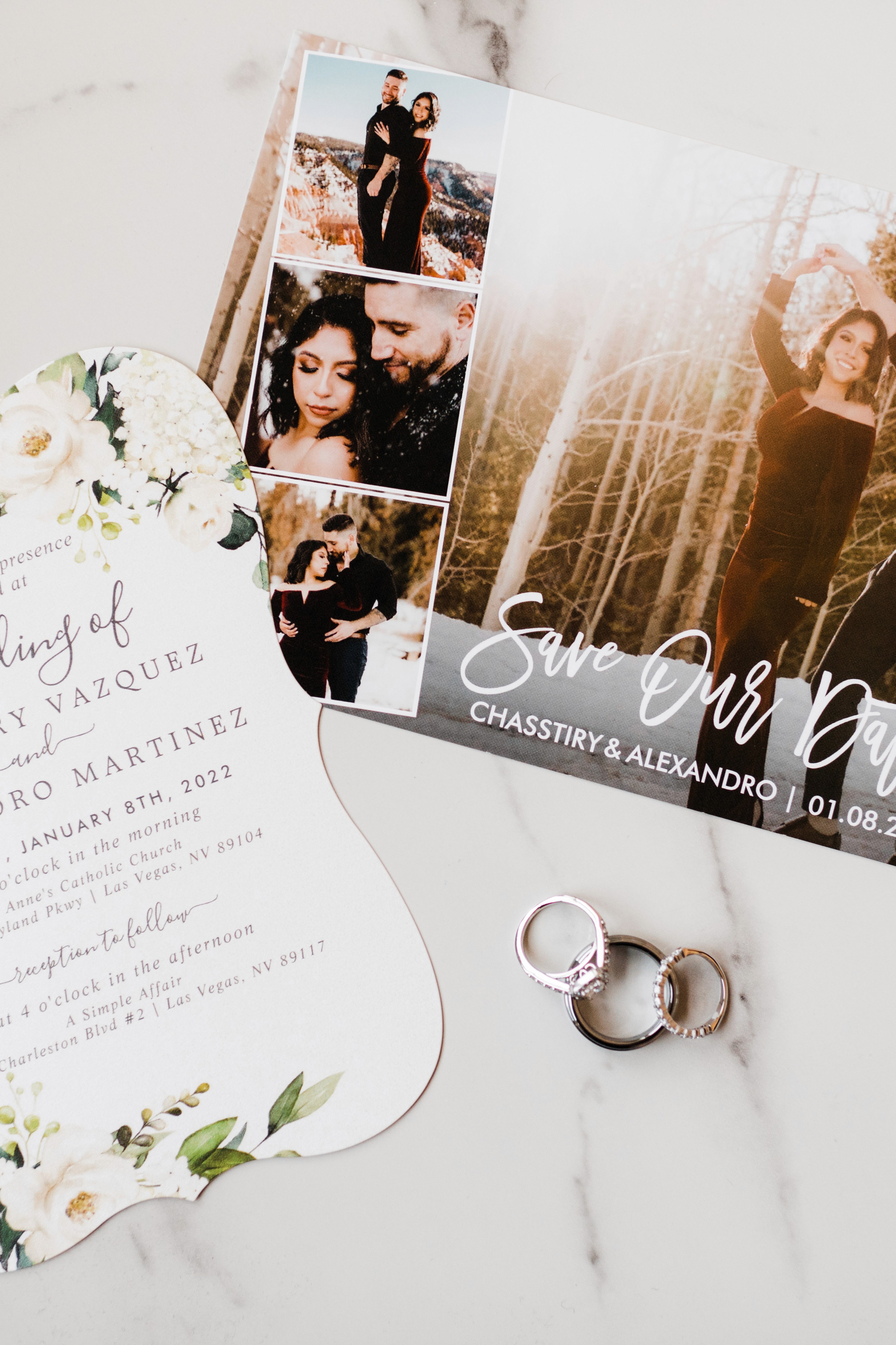 Bridal Detail Flatlay Photos Las Vegas