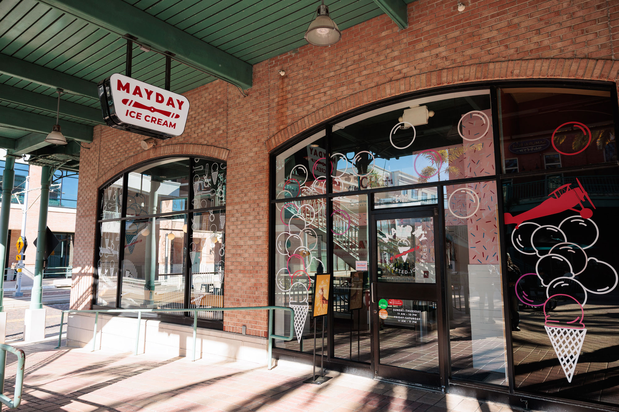 Mayday Ice Cream fascade.