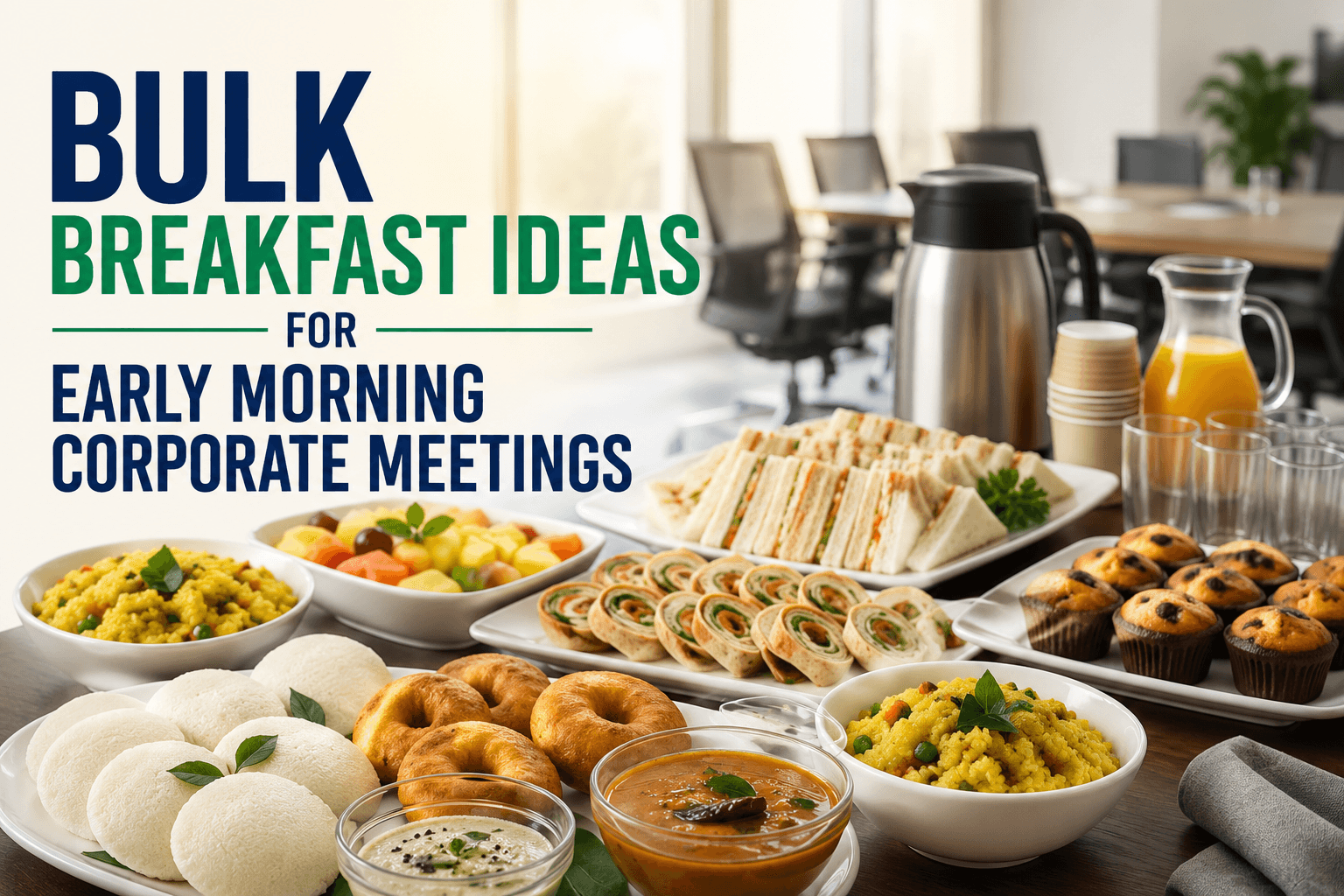 Bulk Breakfast Ideas for Early Morning Corporate Meetings
