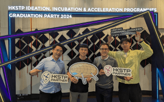 The Expando® Team celebrating the HKSTP Incubation Graduation Day