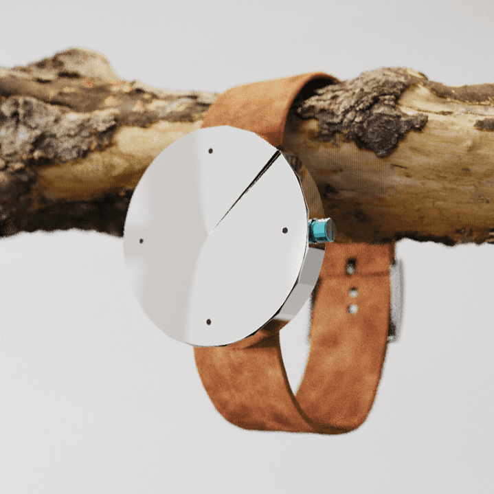 STUND with Cognac Brown leather strap