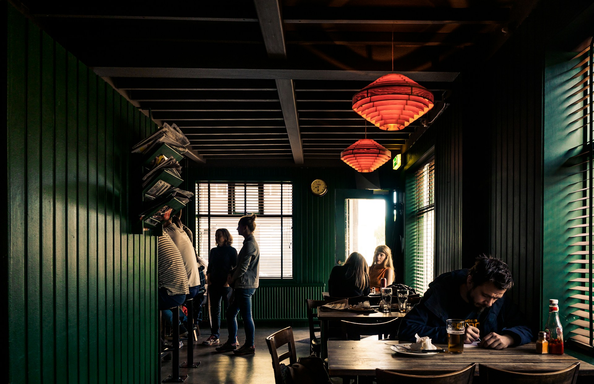 Trendy dining venue in Reykjavik featuring Nordic-inspired interior design.