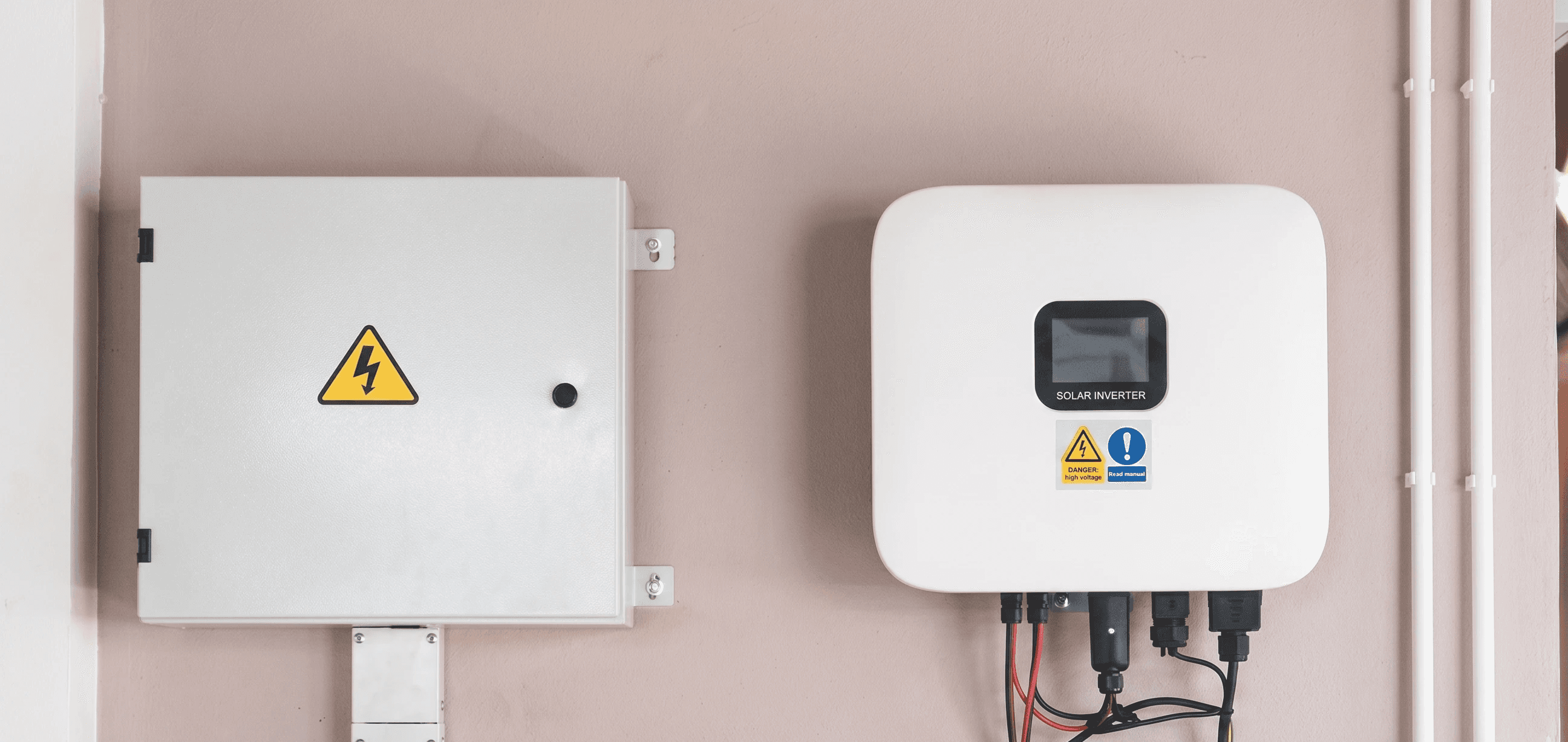 Onduleur solaire installé dans un bâtiment