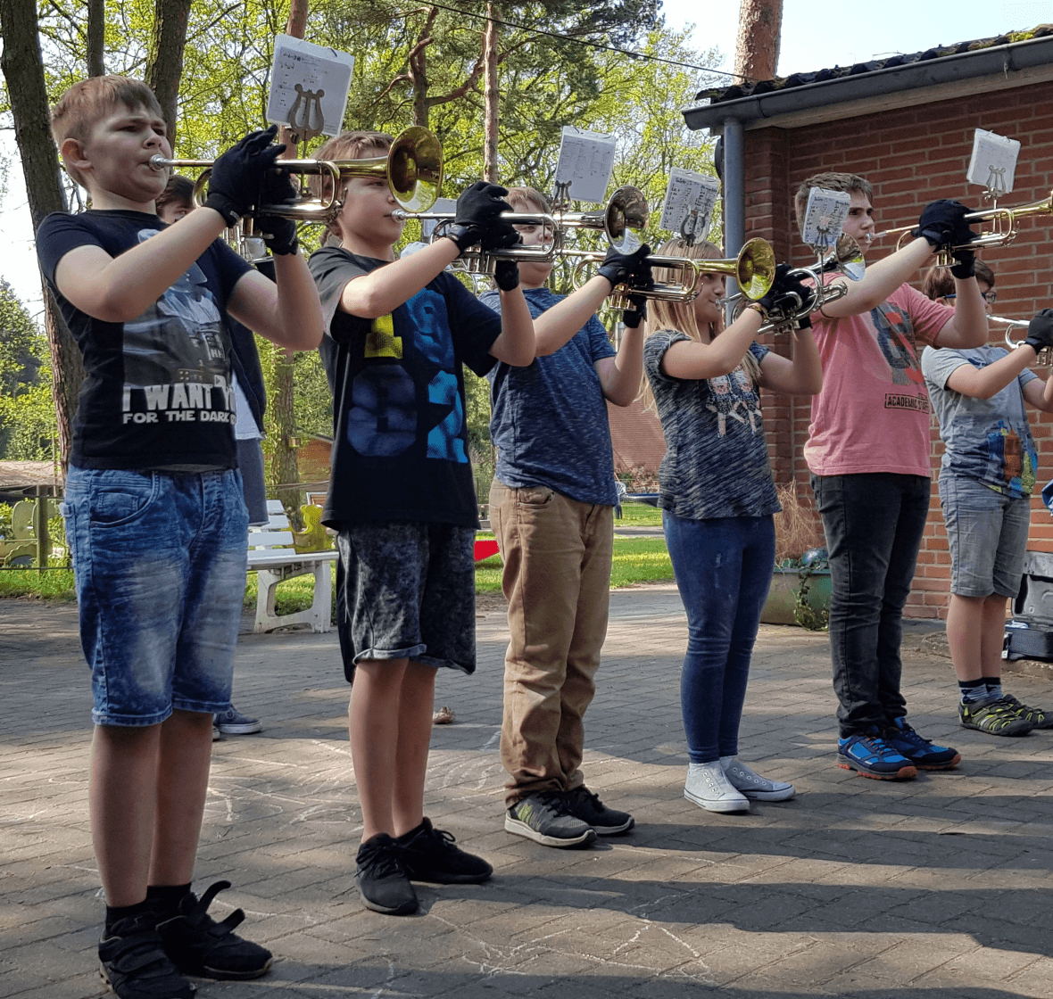 Die (K)Leinegarde beim Traingscamp