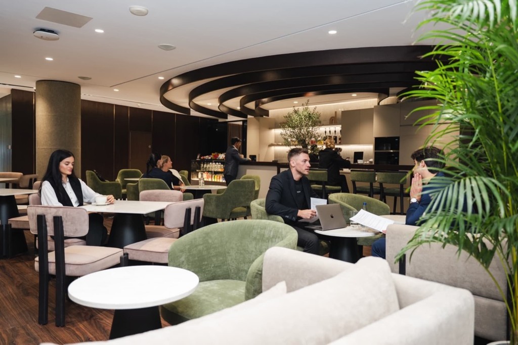 Contemporary shared workspace designed for freelancers, entrepreneurs, and remote workers.