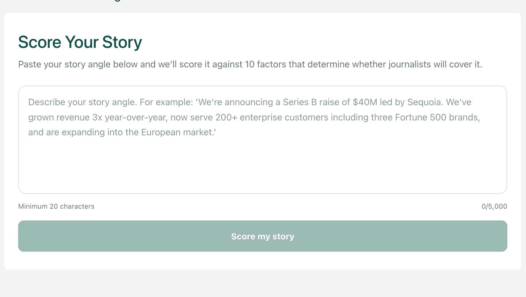 Newsworthiness scoring framework for PR professionals