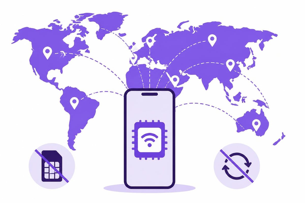 Global eSIM coverage